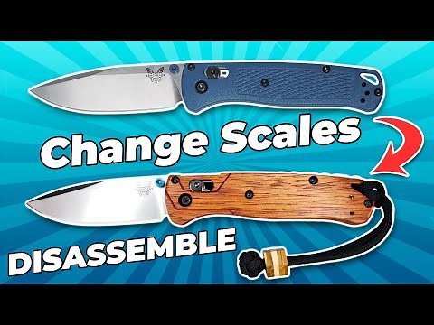 Benchmade Bugout - Step-by-Step Scales Replacement & Disassembly Guide!