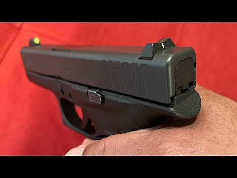 Glock 42 Upgrades Part 1: XS Big Dot tritium sights unboxing & review