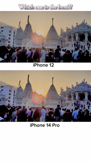 iPhone 12 vs iPhone 14 Pro || iPhone real video quality test🔥#iphone#cinematic#videography