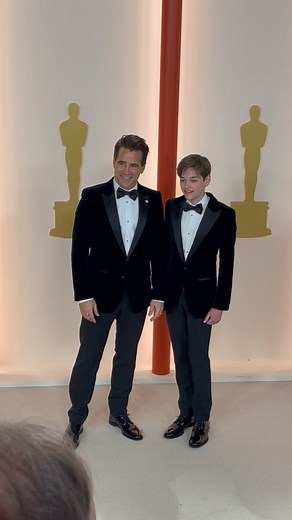 905K views · 10K reactions | Best Actor nominee Colin Farrell arrives to the Oscars with his 13-year-old son Henry. : @leighnordstrom | WWD | Facebook