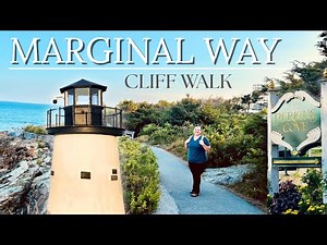 WALK WITH US ON THE MARGINAL WAY CLIFF WALK FROM PERKINS COVE TO OGUNQUIT BEACH, MAINE | NEW ENGLAND