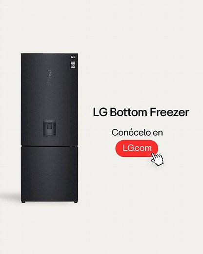 5.2K views · 13 reactions | ¿Controlar tu refri desde donde estés es posible?  Con la app LG ThinQ™ puedes hacerlo (y presumirlo).   Conoce más aquí: https://www.lg.com/mx/refrigeradores/refrigeradores-bottom-freezer-congelador-abajo/gb45spt/ #LG #LGElectronics #LifesGood #LGTopMount #RefrigeradoresLG #LGThinQ | LG Global | Facebook