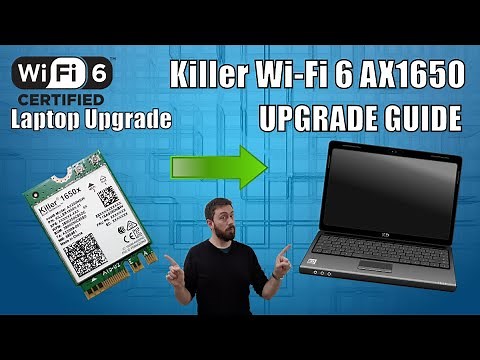 Upgrading a Laptop to Wi-Fi 6 - Killer WiFi 6 AX1650 Adapter Walkthrough