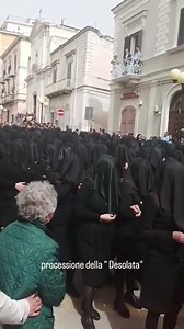 5.8K views · 48 reactions | Roman Catholic women participating in the Procession of the Desolata, a 3 hour funeral procession during Holy week where hundreds of women completely covered in black mourn the death of Christ, sharing and participating in Mary's desolation at the death of her son. | Pulpit & Pen | Facebook