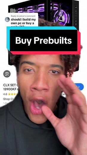 Replying to @jcksn Building your PC ISNT CHEAPER… usually #carterpcs #tech #techtok #gaming #gamingpc #custompc