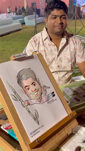 Best Event Entertainment Ever? Live Caricature Magic ✍️🔥