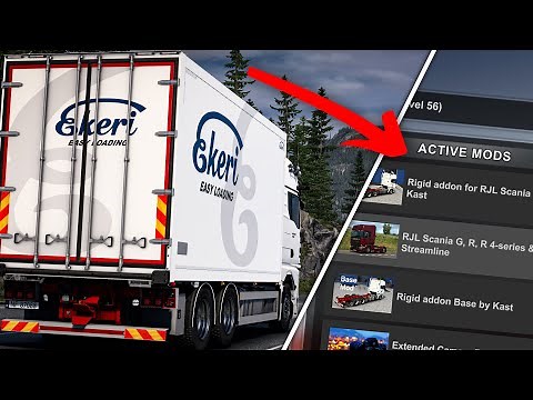 How to Install Rigid Chassis and Haul Cargo with it in ETS2