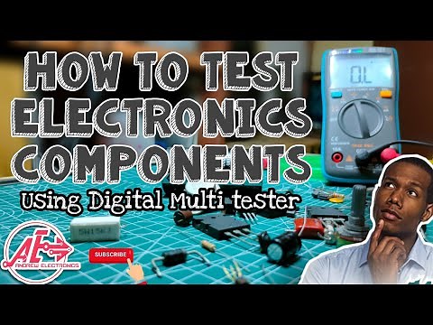How to Test Electronics Components Using Digital Tester |Tagalog