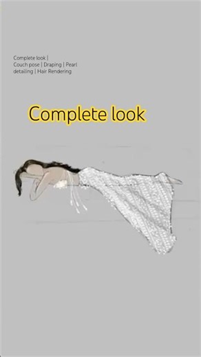 613)How To Draw Fashion Sketches | Tutorial ✨ fashion croquis | Photo analysis #shorts #yt