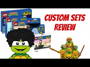 LEGO Teenage Mutant Ninja Turtle Custom sets review + Behind the scenes