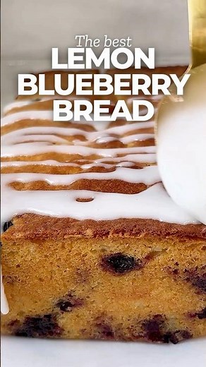 Soft, Moist & BURSTING with Lemon & Blueberries! 🍋🫐