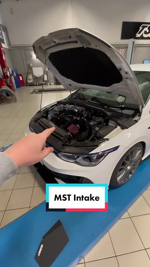 More power and more noise! Our Golf R gets a new MST air intake system. #tuning #volkswagen #cars #modified #fyp