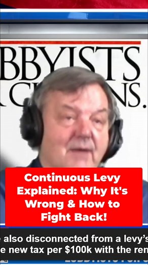 21K views · 310 reactions | Most people don't know what a continuous levy is—but it's important. It means the taxing authority never has to ask for renewed funds; it just keeps going. That shouldn't be right. It's wrong. #ContinuousLevy #TaxReform #GovernmentAccountability #TaxpayerRights | Ohio Political News | Facebook