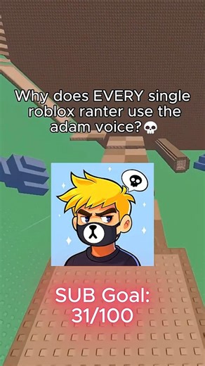 WHY Does Every Roblox Ranter Use The Adam Voice?🤔 #rant #robloxrant #relatable #viral