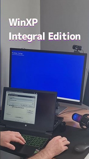 I installed Windows XP on my laptop! #windows #windowsxp #retro