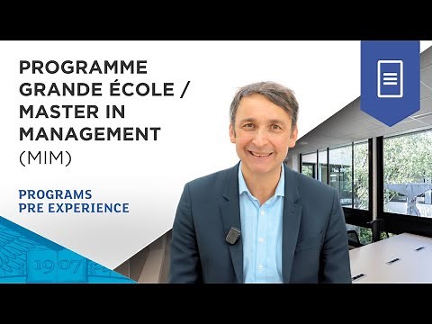 Master in Management (MIM) - Grande Ecole : Présentation par Prof. Wilfried Sand | ESSEC Programs