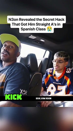 N3on Revealed the Secret Hack That Got Him Straight A's in Spanish Class