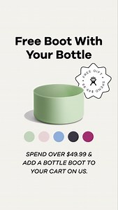 For a limited time, spend $49.99 and score a free Bottle Boot—perfect for protecting your Hydro and adding a pop of colour. | Hydro Flask | Facebook