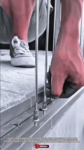 Window Security Bar Tool: Innovative Window Grille for Modern Building