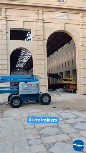 Work in progress ⚒️ Market Hall of Chania 😊 28th of November 2025 | Crete Insiders
