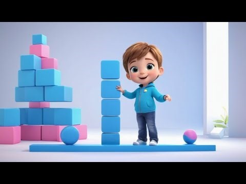 Building Blocks Go Stack Stack Stack | Fun English Nursery Rhyme for Kids