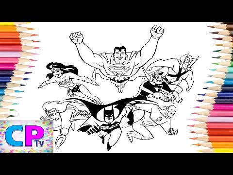 Justice League Coloring Pages/Superman,Batman,Wonder Woman Coloring/Spektrem - Shine [NCS Release]