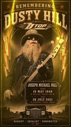 Remembering Dusty Hill — The Soul of ZZ Top #zztop #legends #remembering
