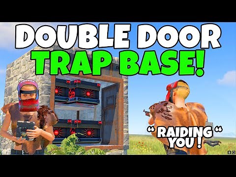 RUST | THE DOUBLE DOOR TRAP BASE that's OVERPOWERED!