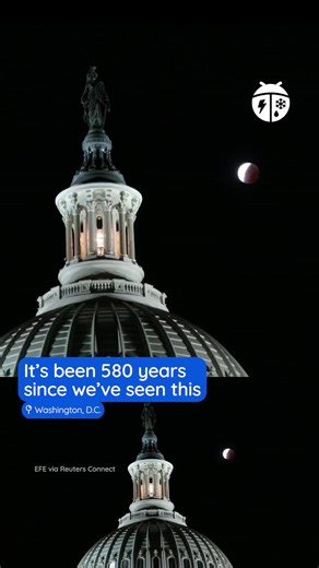 Early Tuesday morning, the sky put on a show more than five centuries in the making 🌕 Viewers in Washington, across parts of North and South America, and into Asia and Australia witnessed the longest partial lunar eclipse in more than 580 years. The eclipse stretched an incredible 3 hours, 28 minutes, and 22 seconds. The last time a partial lunar eclipse lasted this long? 1440. That's the same year the printing press changed the world. If you missed it, you’ve got some time to plan ahead. The n