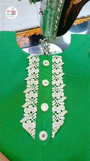 Beautiful 😍 neck design with simple tips and tricks #youqariagallery #shorts #youtubeshorts
