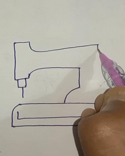 How to draw Sewing Machine#viralshorts#mood#trending#shortsfeeds#arts#drawing#yourubeshorts#shorts
