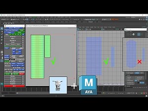 Maya UV straightening techniques丨Application of Straighten tools and UVlayout