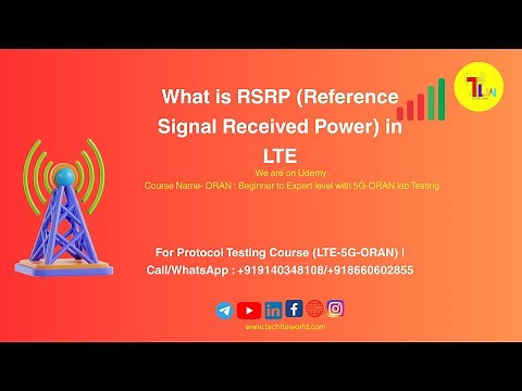 What is RSRP (Reference Signal Received Power) in LTE