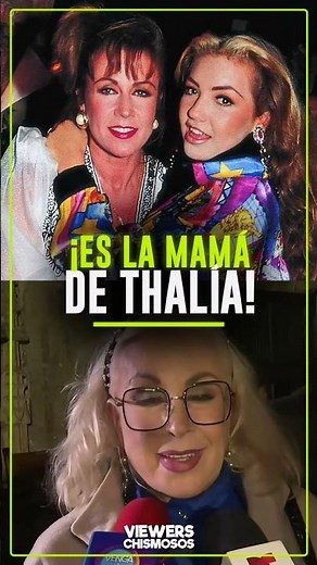 🤯 #laurazapata clarified if she is really #thalia's biological mother 💥