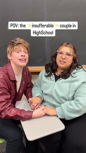 Justin Fuko | The world will NEVER tear them apart… or will it 👩🏽‍❤️‍💋‍👨🏼😍🤧 #powercouple #comedy #skit #highschool #sweetheart #truelove #pov #explore... | Instagram