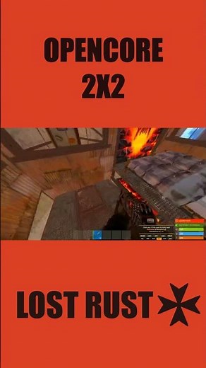 2x2 OPENCORE BASE DESIGN 2025 #shorts #youtubeshorts #rust
