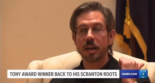 We’re so honored to have met The “Human” behind the Humans - the Tony Award-winning playwright behind the next play at Scranton Shakes! Thank you to @wneptv, @stacyl16, @kingscollegepa, and @stephenkaram for this wonderful spot! Tickets are selling FAST! and we open a week tomorrow! Don’t miss the Regional Premiere of this Scranton-born play. #ssf #scrantonshakes #regionalpremiere #discovernepa #scranton #nepa #scrantonpa #artseducation #theatre #thehumans | Scranton Shakespeare Festival
