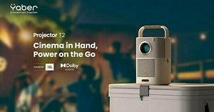 Introducing the Yaber Projector T2/T2 Plus: Battery-Powered Portable Projector with Native 1080P Resolution