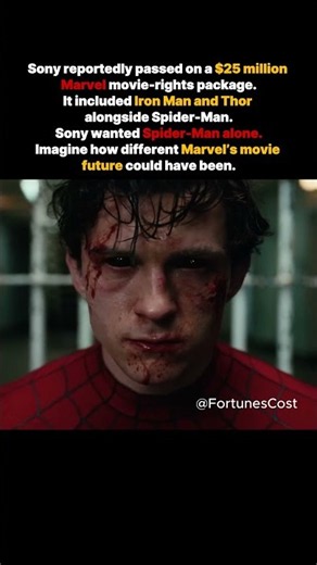 Sony reportedly passed on a $25M Marvel Rights Package #spiderman #marvel #sony