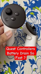 Quest 3 Controller Batteries Dying Fast? Try This!