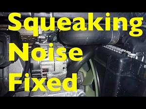 Squeaking noise when turning steering wheel