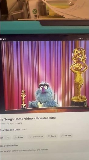 SESAME SONGS Home Video Monster Hits 1990 DVD VHS