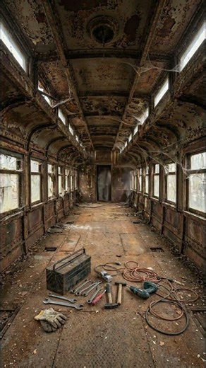 Found an Abandoned Steam Train & Turned it into a Luxury Home! 🚂🏚️