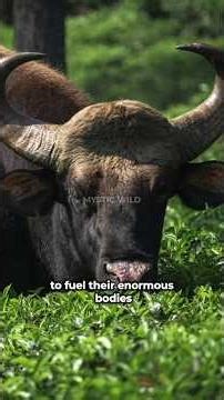 Indian gaur: the vegan monster