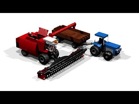 How to build a Combine Harvester (Lego Toy)