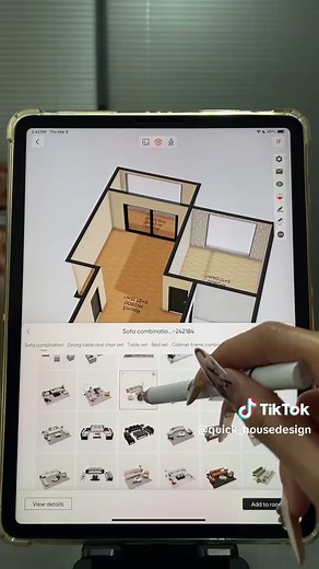 Quick house design on TikTok