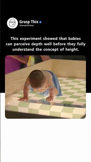 Babies Can Perceive Depth Earlier Than We Thought 😲 #shorts #science