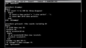 Let's Write - Dungeon Game in Pascal