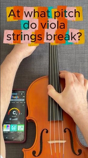 What Pitch Do Viola Strings Break?