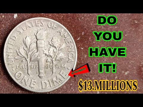 Top 5 Most Valuable ONE DIMSE 1977 IN Circulation Very Expensive Roosevelt One DIME coin!!